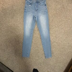 American Eagle Outfitters High Rise Light Blue Jeans